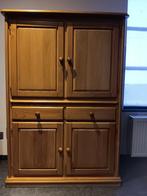 Massief eiken eetkamer, Huis en Inrichting, Ophalen, Gebruikt