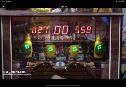 Showdown wild west shooting skill Gun Arcade Game, Verzamelen, Automaten | Overige, Zo goed als nieuw, Ophalen