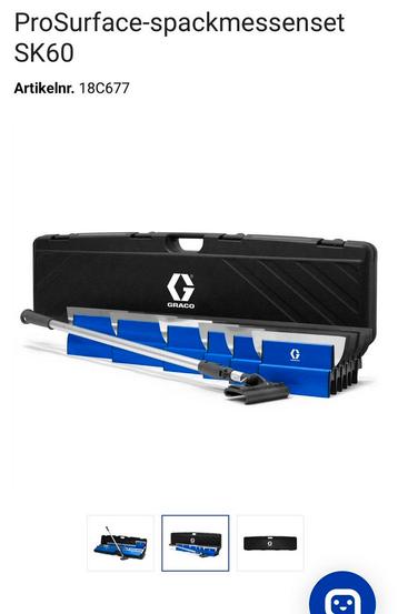 Graco prosurface spackmessenset  beschikbaar voor biedingen