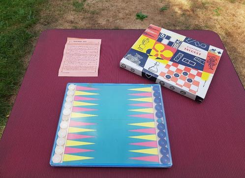 Vintage gezelschapsspel Coffret Jacquet backgammon, Hobby en Vrije tijd, Gezelschapsspellen | Bordspellen, Ophalen of Verzenden