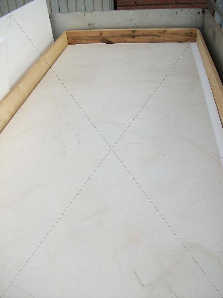 Mooie Imitatie Wandplaat, imitatie Marmer / Wandtegel, Doe-het-zelf en Bouw, Vloerdelen en Plavuizen, Nieuw, 150 cm of meer, 30 cm of meer