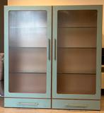 Wandkasten met lade (2 stuks), Huis en Inrichting, Ophalen, Gebruikt, 100 tot 150 cm, 50 tot 100 cm