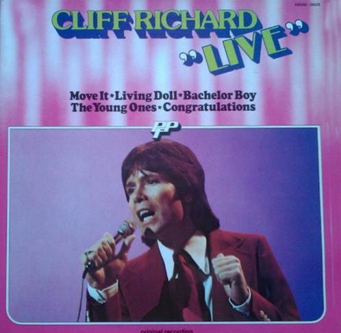 LP- Cliff Richard - Live!, Cd's en Dvd's, Vinyl | Rock, Ophalen of Verzenden