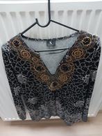Zwarte bloes merk K Design te koop. Maat L, Vêtements | Femmes, Blouses & Tuniques, Enlèvement, Taille 42/44 (L)