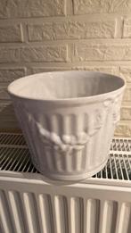 Grote witte bloempot, Tuin en Terras, Ophalen of Verzenden, Zo goed als nieuw