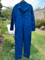 Donkerblauwe katoenen overall, maat 60, Tuin en Terras, Werkkleding, Ophalen, Zo goed als nieuw, Overall
