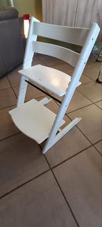 Stokke Stoel Wit, Kinderen en Baby's, Kinderstoelen, Ophalen, Gebruikt, Meegroeistoel, Aanschuifbaar