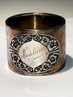 A800 zilveren servietring DL. davidster G kroon halve maan, Antiek en Kunst, Ophalen of Verzenden, Zilver