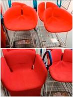 Mes 😀 4 ️️🛋️ FAUTEUILS FJORD ? DESIGN Patricia URQUIOLA ?, Maison & Meubles, Chaises, Rouge, Tissus, DESIGN SCANDINAVE, Enlèvement