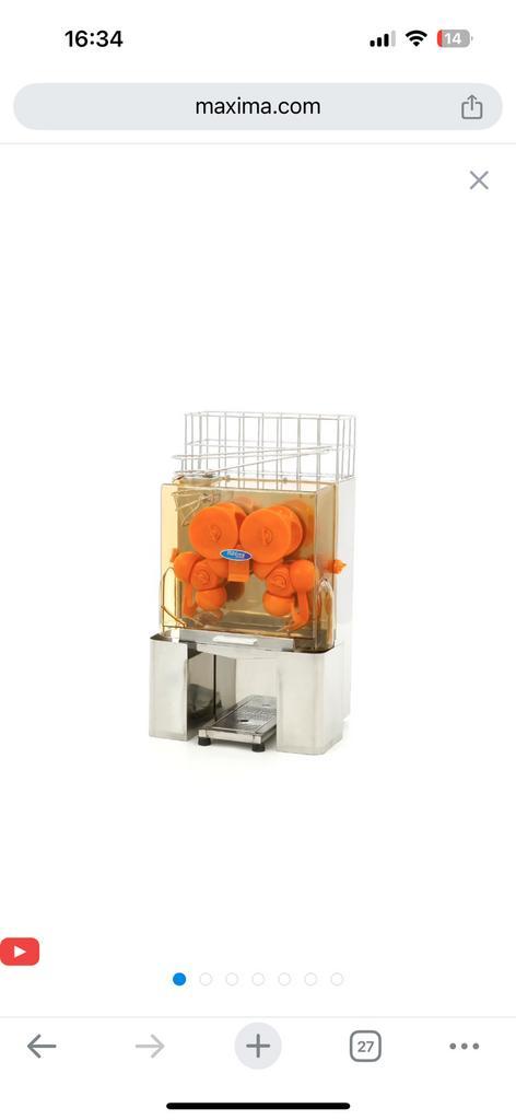 Persmachine maxima, Elektronische apparatuur, Juicers, Citruspers, Ophalen