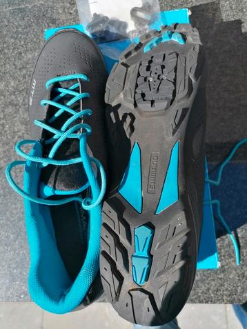 Shimano MT3 MT301 fietsschoenen maat 45 met cleats., Fietsen en Brommers, Ophalen of Verzenden, Zo goed als nieuw