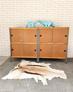 Set van 2 vintage modulaire Kewlox opbergkasten, natuur MDF, Huis en Inrichting, Ophalen, Gebruikt, Vintage, 50 tot 100 cm