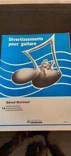 Divertissement pour gitare Gerard Montreuil, Muziek en Instrumenten, Ophalen, Zo goed als nieuw, Gitaar