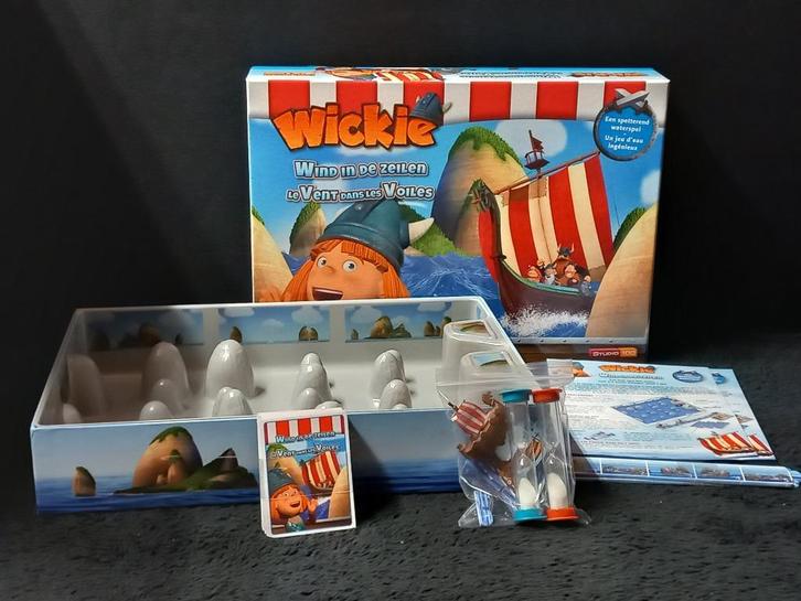 STOPZETTING VERZAMELING Wickie wind in de zeilen, Hobby en Vrije tijd, Gezelschapsspellen | Bordspellen, Gebruikt, Ophalen of Verzenden