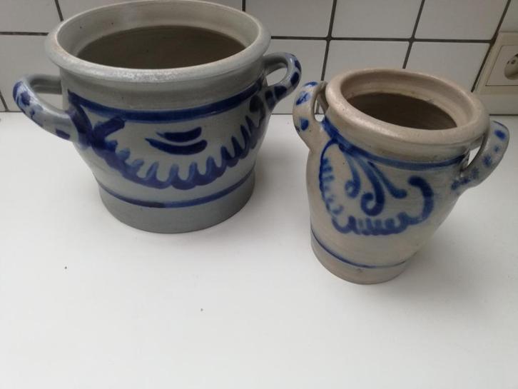 potten delfts blauw potten, Antiek en Kunst, Antiek | Keramiek en Aardewerk, Ophalen