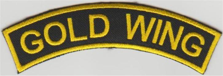 Goldwing stoffen opstrijk patch #2, Motoren, Accessoires | Overige, Nieuw, Verzenden