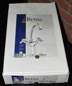 Lavabokraan retro Lafinesse, Doe-het-zelf en Bouw, Ophalen of Verzenden, Nieuw, Chroom, Wastafel