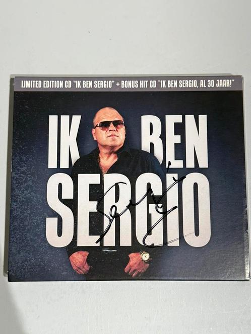 Gesigneerde CD “Ik ben Sergio” - Sergio Quisquater, Cd's en Dvd's, Cd's | Nederlandstalig, Zo goed als nieuw, Streekmuziek, Boxset