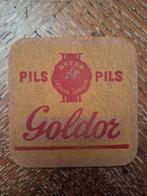 Oud bierviltje Goldor Pils brouwerij Breda Leuven, Ophalen of Verzenden