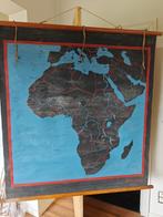 oude schoolkaart Afrika, Ophalen of Verzenden, Aardrijkskunde