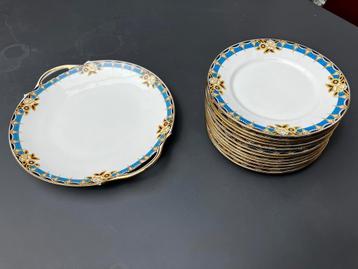 Limoges Astral taartservies service à dessert porcelaine beschikbaar voor biedingen