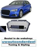 Sport Grill Zwart Honingraat Voor Audi A3 8V RS3 Look, Verzenden