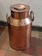 Antieke koperen melkkan, Ophalen, Koper