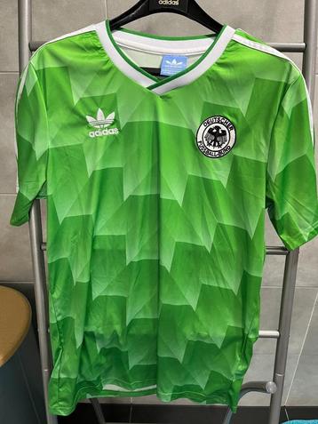 Voetbalshirt vintage retro 1990 Duitse nationale ploeg ADIDA