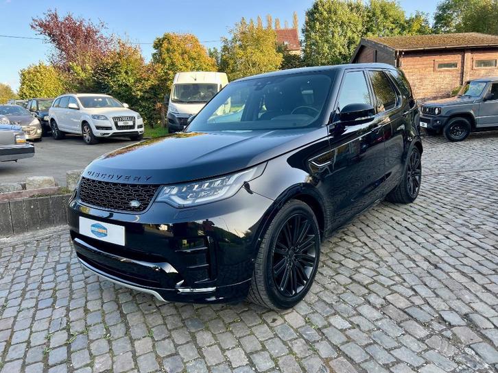 Disco SDV6 LandMark zwart 2 kt of 7 pl gemengd 1ste hands, Auto's, Land Rover, Bedrijf, 4x4, ABS, Airbags, Alarm, Apple Carplay
