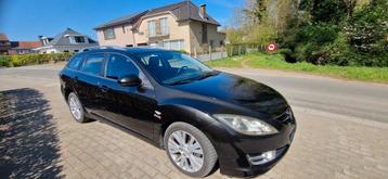Mazda 6 2009 1.8 d full option etat parfait cuir clim, Autos, Achat, Entreprise, Boîte manuelle, Noir