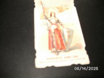 Een bidprentje van Jeanne D'ARC beschikbaar voor biedingen