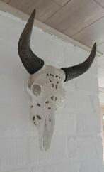 Unieke prachtige skull, schedel Ibiza, Bohemian stijl, Ophalen of Verzenden, Zo goed als nieuw