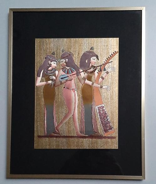 Egypte / metaalgravuur, Antiek en Kunst, Kunst | Niet-Westerse kunst, Ophalen of Verzenden