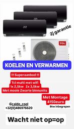AIRCO'S MET MONTAGE AAN ZEER SCHERPE PRIJZEN, Ophalen, Verwarmen, Nieuw, 3 snelheden of meer