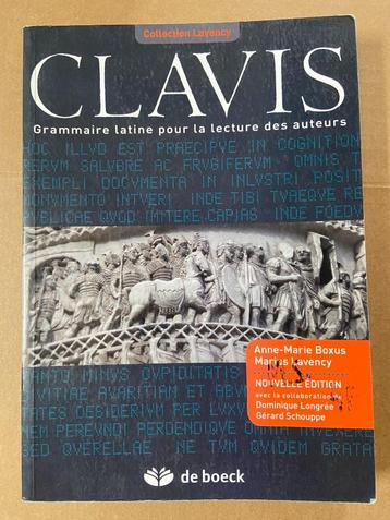 Livre scolaire de latin CLAVIS - Grammaire latine pour lect. beschikbaar voor biedingen