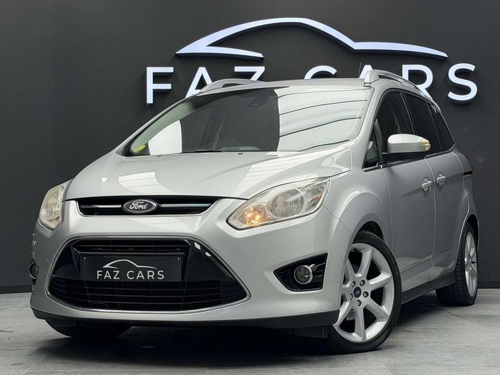 Ford Grand C-Max 1.6 TDCi Titanium * JANTES + CUIR + 7 PLACE, Auto's, Ford, Bedrijf, Te koop, Grand C-Max, ABS, Airbags, Airconditioning