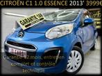 CITROËN C1 1.0 ESSENCE ‼️GARANTIE 1 AN CTOK‼️, Auto's, Voorwielaandrijving, Stof, Zwart, Blauw