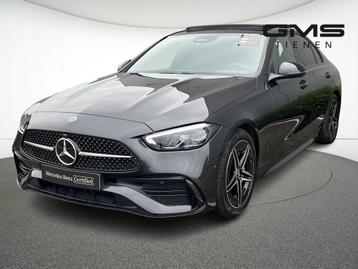 Mercedes-Benz C-Klasse 200d AMG Pack *pano dak*, Autos, 121 g/km, Argent ou Gris, Achat, https://public.car-pass.be/vhr/6bb9f376-10da-49b8-851e-82e0bed96650