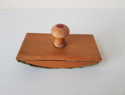 Ancien tampon buvard en bois - Vintage - années 1950, Collections, Rétro, Enlèvement ou Envoi
