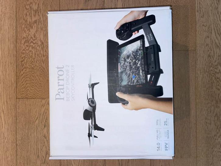 Parrot Bebop 2 + Skycontroller, Audio, Tv en Foto, Drones, Zo goed als nieuw, Drone met camera, Ophalen of Verzenden