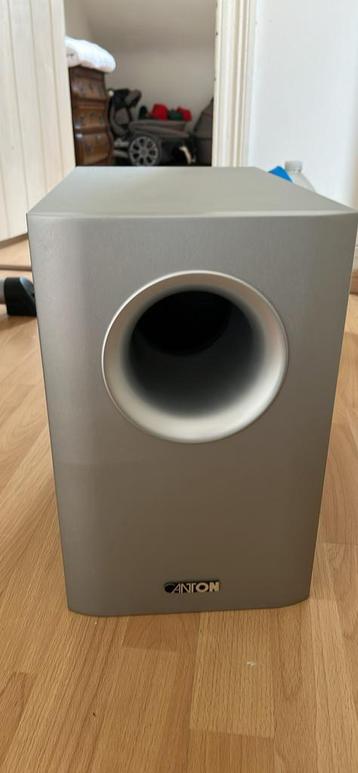 Subwoofer Canton m230 120watt, Audio, Tv en Foto, Luidsprekerboxen, Ophalen of Verzenden, Zo goed als nieuw, Subwoofer