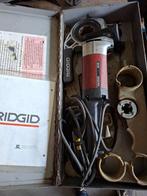 ridgid 600 draadsnijmachine met 25 koppen bij 2 wring ijzers, Ophalen, Gebruikt