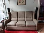 Driezit + éénzit te koop - Bergère model, Huis en Inrichting, Ophalen, Hout, Gebruikt, Rechte bank