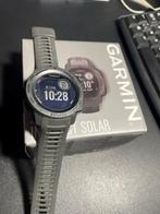 Smartwatch GPS Garmin instinct solar, Hartslag, Garmin, Zo goed als nieuw, Zwart