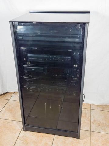 Ensemble HiFi Kenwood complet + meuble assorti, Autres marques, Lecteur CD, Enlèvement, Utilisé