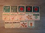 Oude bierviltjes bark ale br marine bruxelles, Verzamelen, Biermerken, Ophalen of Verzenden