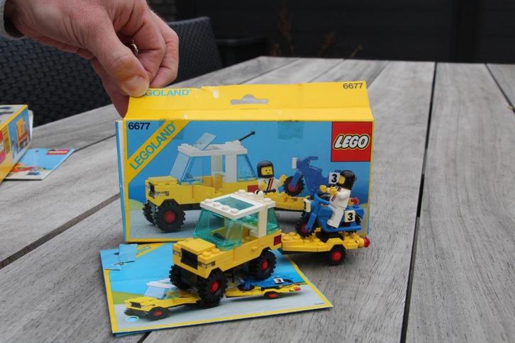 LEGO 6677 Motocross Racing, Kinderen en Baby's, Speelgoed | Duplo en Lego, Gebruikt, Lego, Complete set, Ophalen of Verzenden