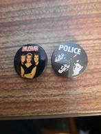 2 buttons The Police jaren '80, Verzenden, Gebruikt, Overige onderwerpen, Button