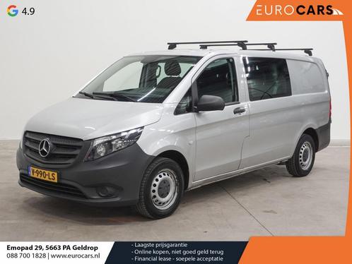 Mercedes-Benz Vito 111 CDI Lang Dubbele cabine Navigatie Cam, Auto's, Bestelwagens en Lichte vracht, Bedrijf, ABS, Airconditioning