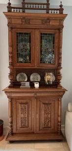 Eiken kast, Huis en Inrichting, Kasten | Dressoirs, Ophalen, Gebruikt, Eikenhout, Met deur(en)